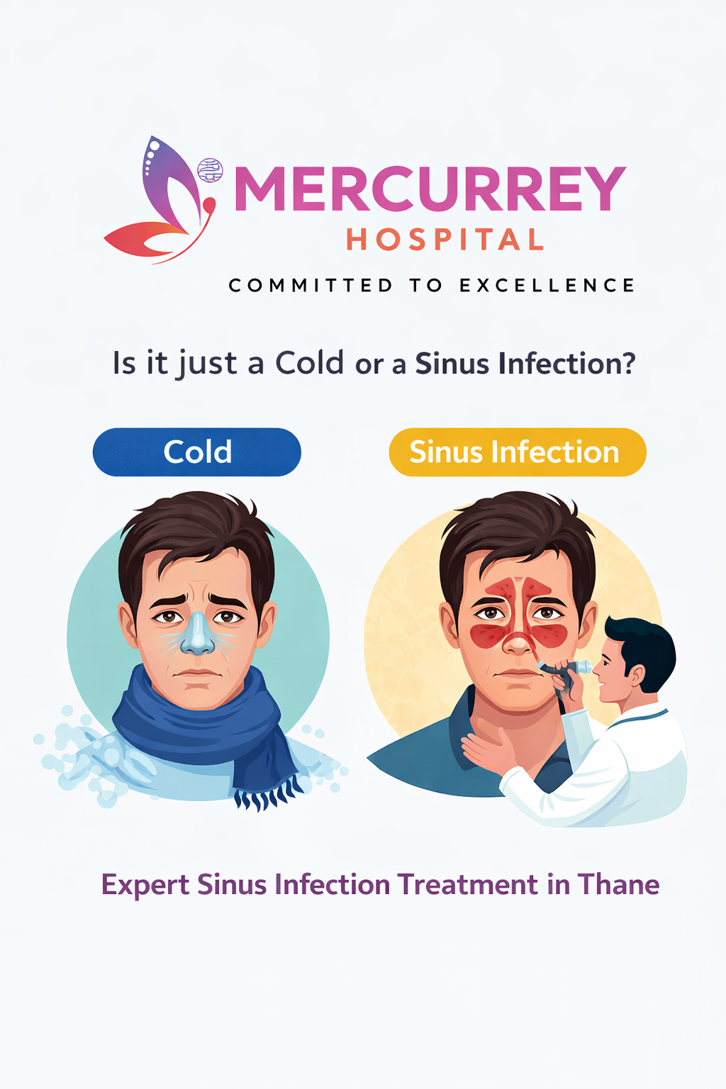 Is It Just a Cold or a Sinus Infection? Let’s Understand the Difference